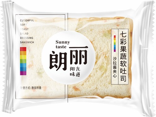 七彩果蔬软吐司效果图